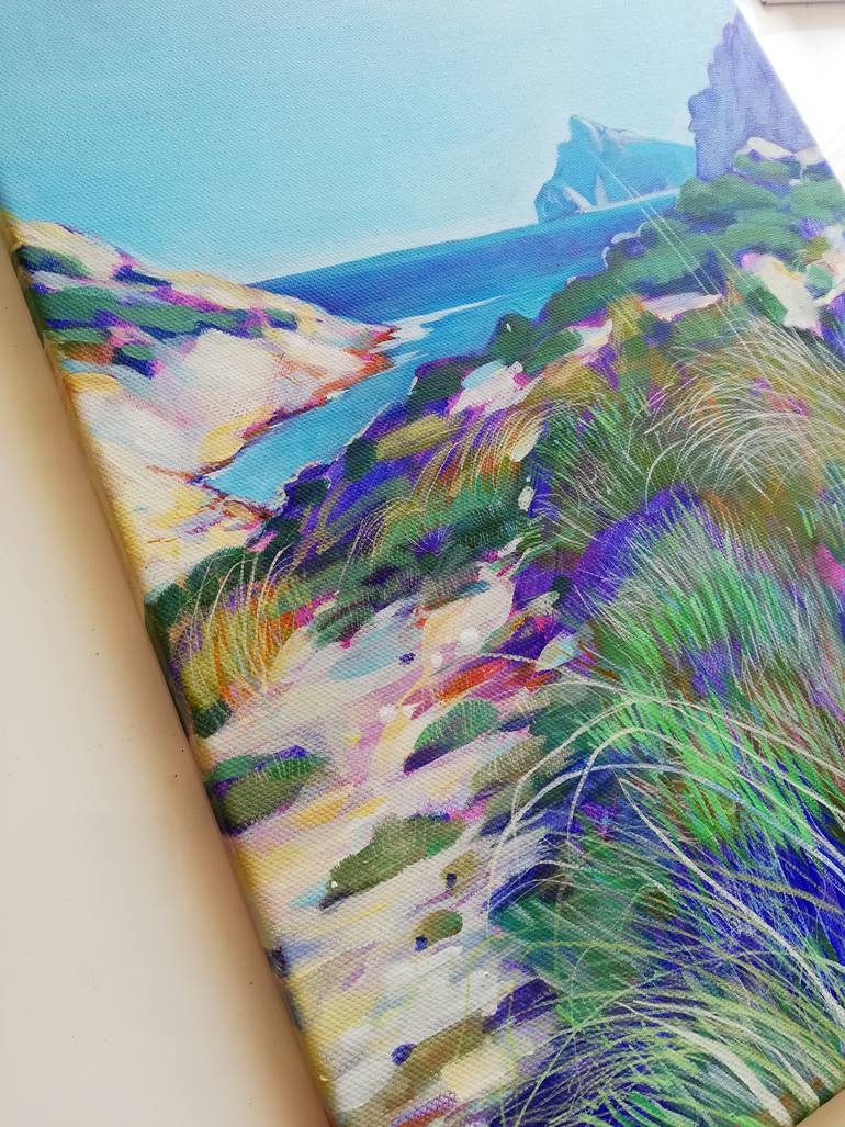 Original Expressionism Landscape Painting by Irina Tikhonova