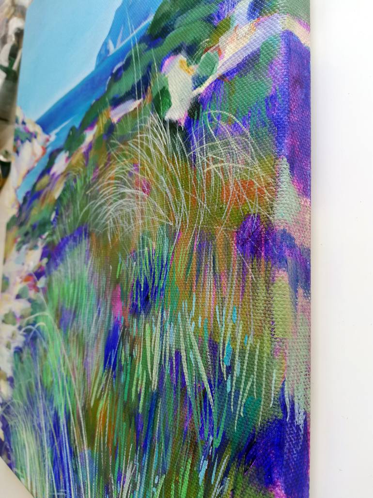 Original Expressionism Landscape Painting by Irina Tikhonova