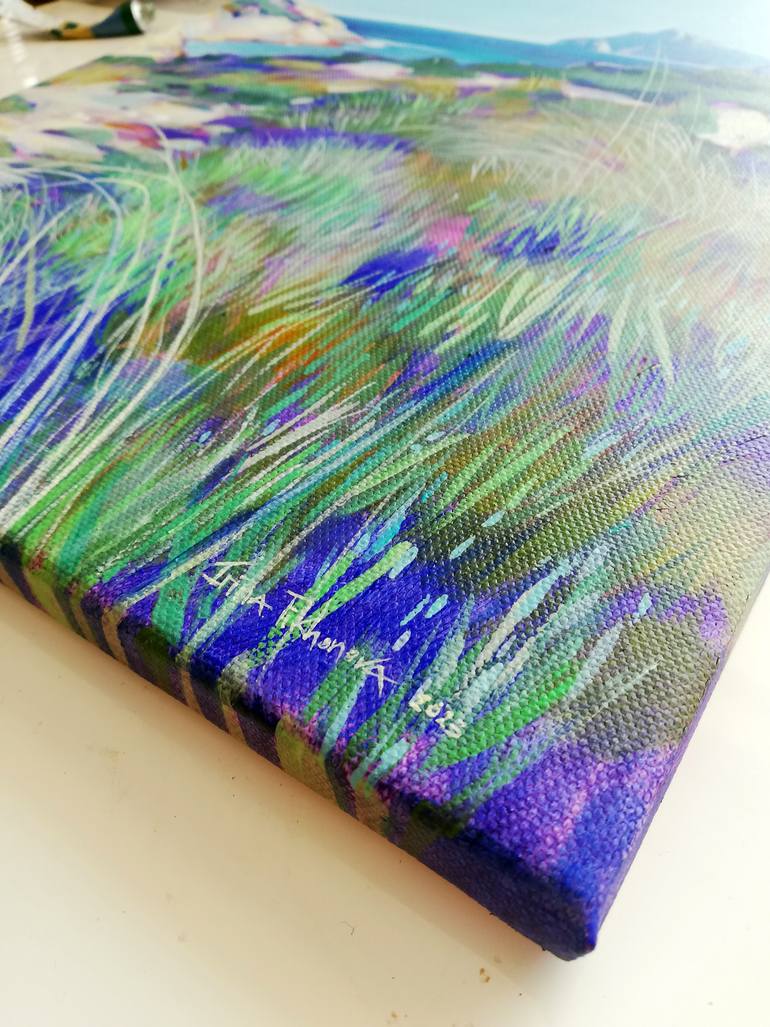 Original Expressionism Landscape Painting by Irina Tikhonova