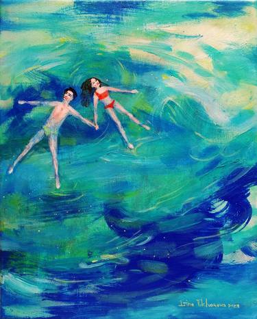 Print of Impressionism Water Paintings by Irina Tikhonova