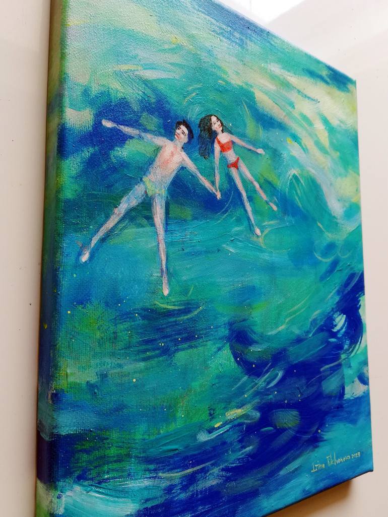 Original Impressionism Water Painting by Irina Tikhonova