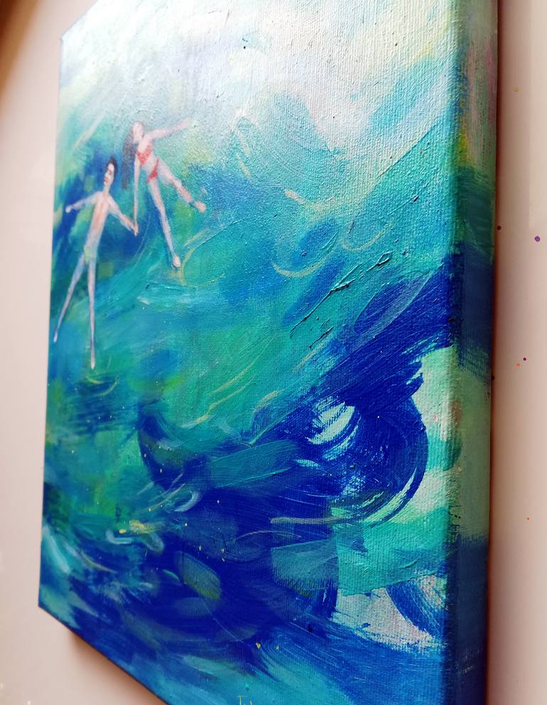 Original Expressionism Water Painting by Irina Tikhonova