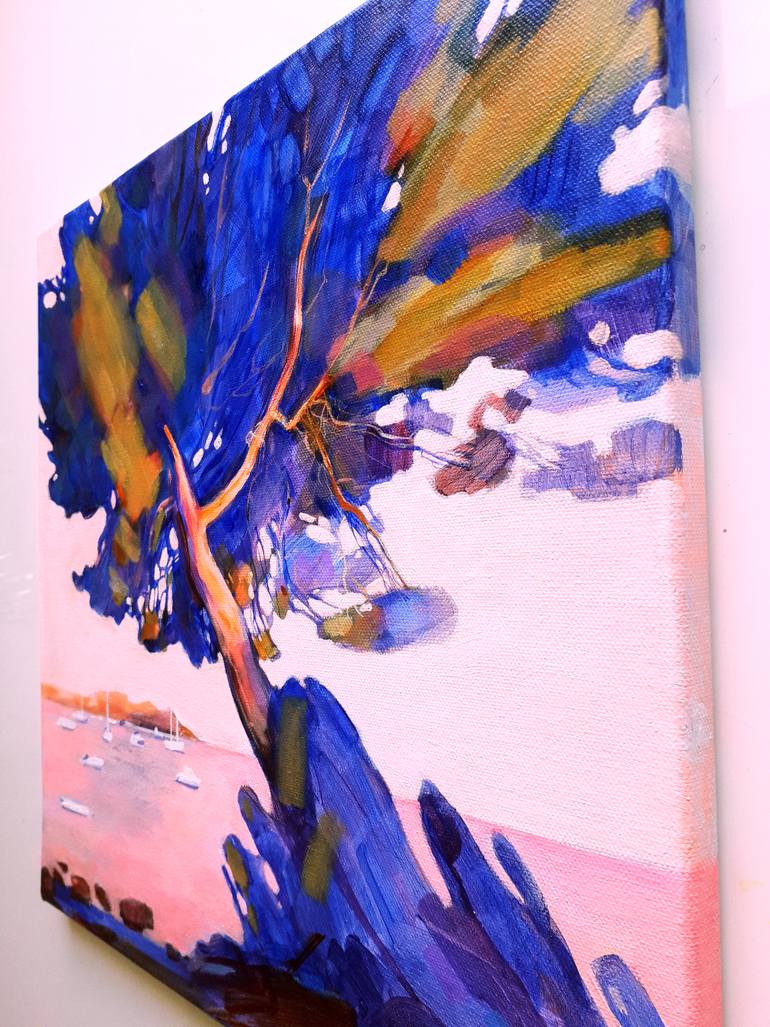 Original Expressionism Landscape Painting by Irina Tikhonova