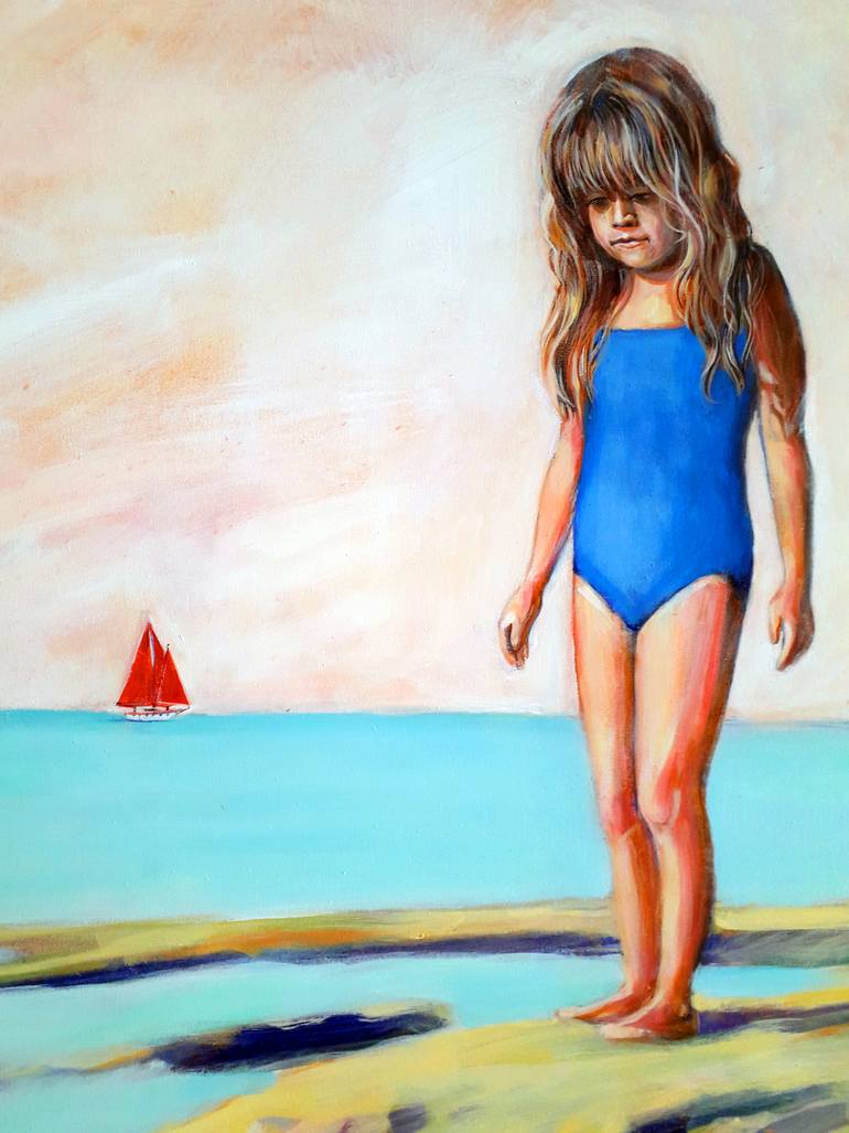 Original Contemporary Children Painting by Irina Tikhonova