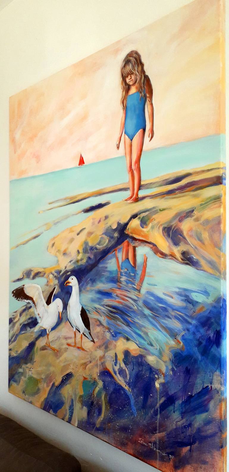 Original Contemporary Children Painting by Irina Tikhonova