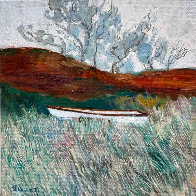 Waves of Memory Painting by Irina Tikhonova | Saatchi Art