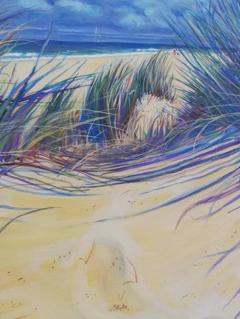 Original Expressionism Beach Drawing by Irina Tikhonova
