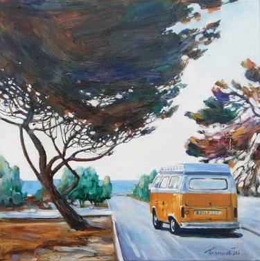 Original Automobile Paintings by Irina Tikhonova