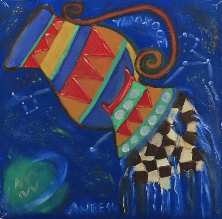 Original Abstract Painting by Ana Berbakov | Abstract Art on Canvas | I KNOW EVERYTHING