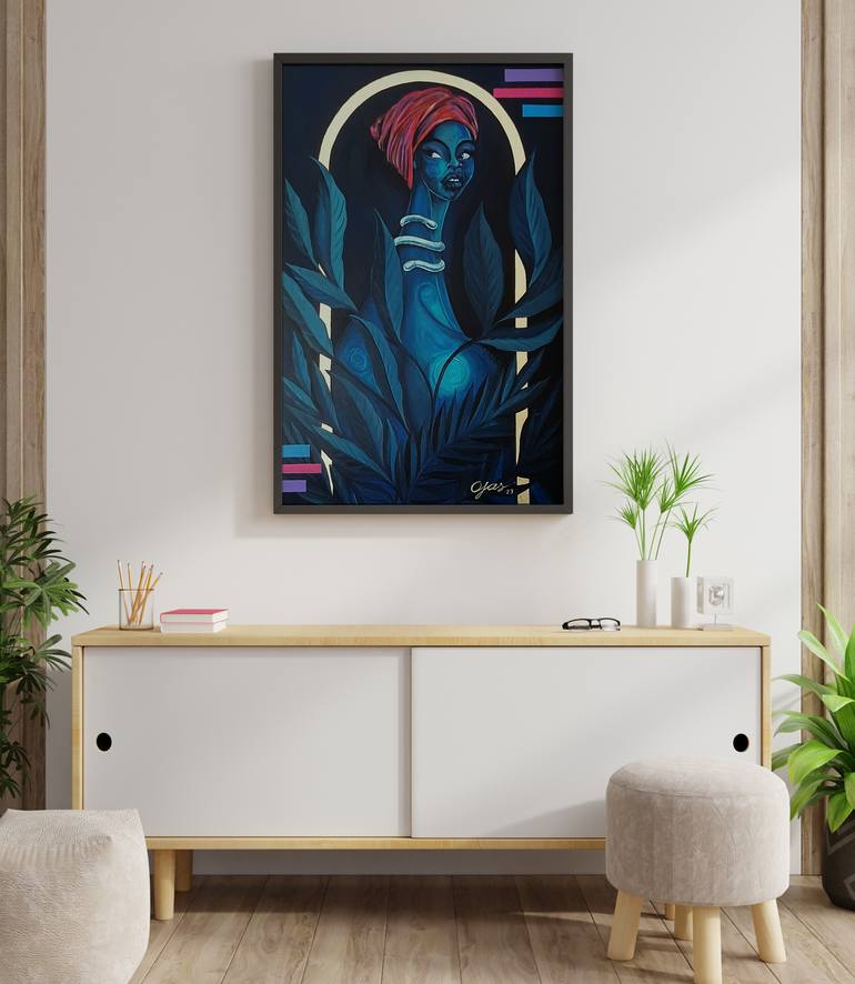 Original Conceptual Pop Culture/Celebrity Painting by Ojas Br