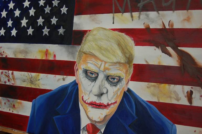 Original Modern Politics Painting by Michael Turner Jones