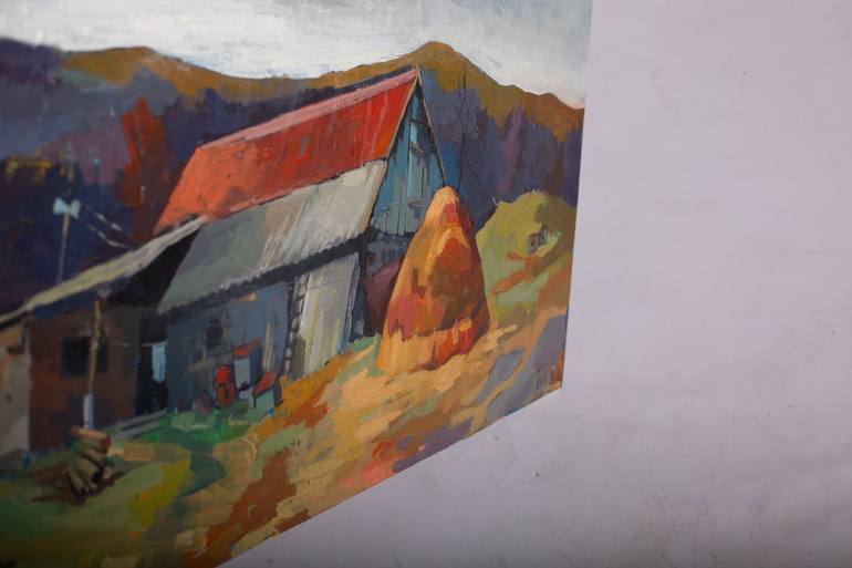Original Rural life Painting by Telemak Kochinyan