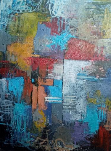 Print of Abstract Paintings by Telemak Kochinyan