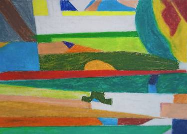 Print of Abstract Landscape Drawings by Sunanda Kumar