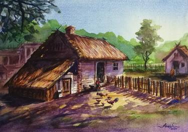 Print of Realism Rural life Paintings by Anishkumar R