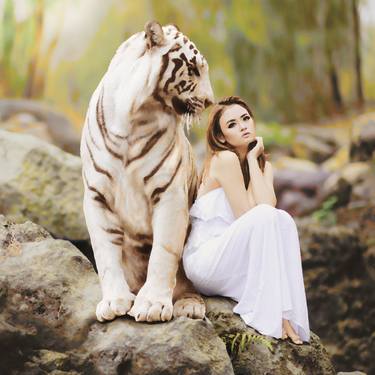 woman and tiger thumb