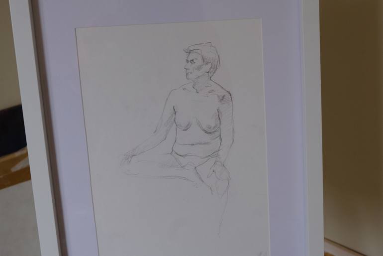 Original Contemporary Body Drawing by Kira Shugurova