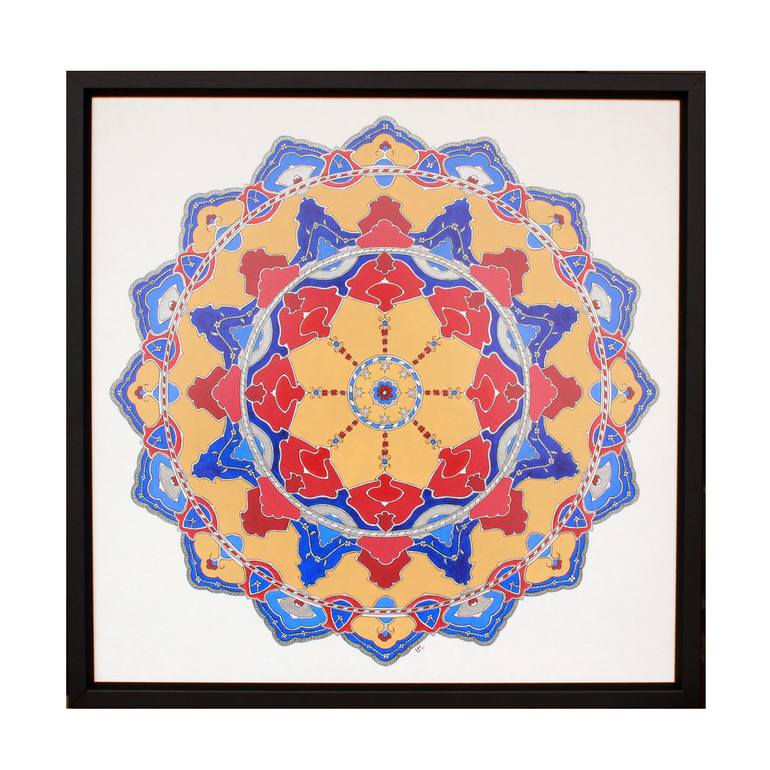 Original Illustration Geometric Painting by Irina Marques