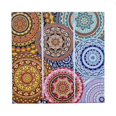 Original Abstract Patterns Paintings by Irina Marques