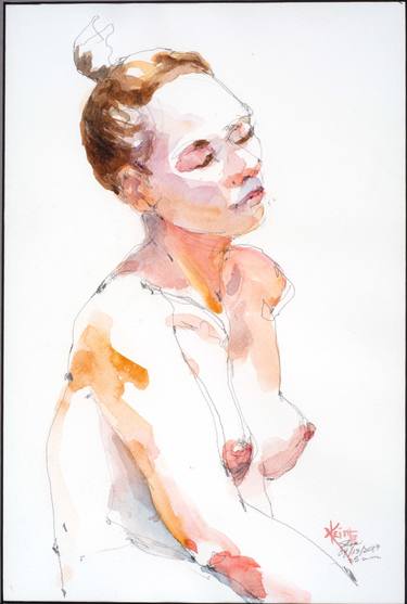 Original Figurative Nude Paintings by Keith Larsen