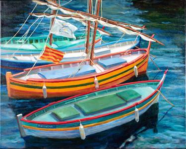 Original Impressionism Ship Paintings by Keith Larsen