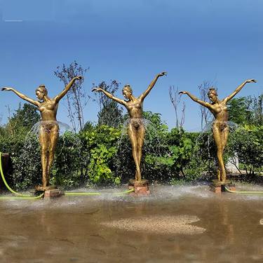 Dancing Ballerina Sculpture Fountain thumb