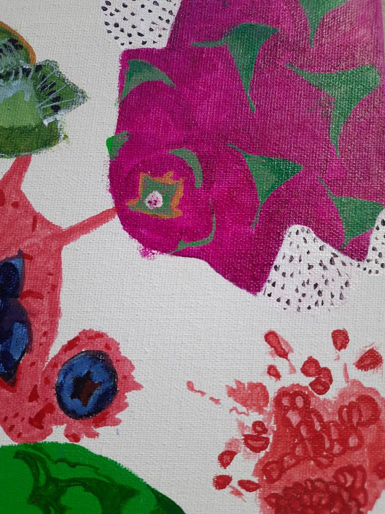 Original Art Deco Abstract Painting by Samyuktha Salandri