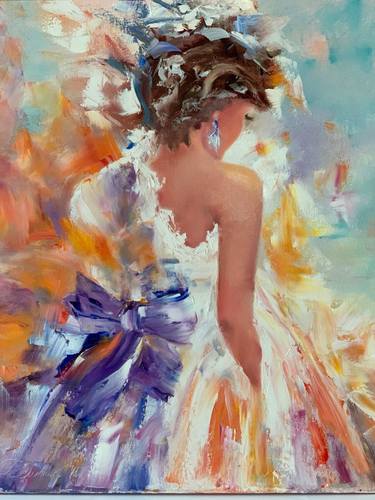 Original Impressionism Women Paintings by Margo Moet Boyko