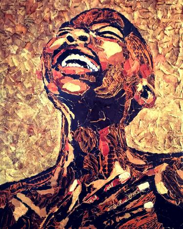 Original Conceptual People Mixed Media by Jan-Frits Obers
