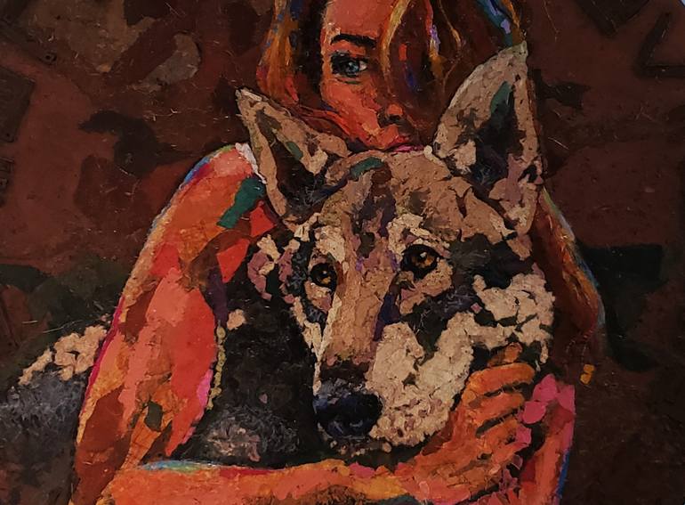 Original Conceptual Women Mixed Media by Jan-Frits Obers