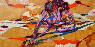 Print of Figurative Love Paintings by Jan-Frits Obers