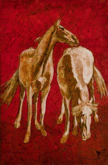 Print of Figurative Animal Paintings by Jan-Frits Obers