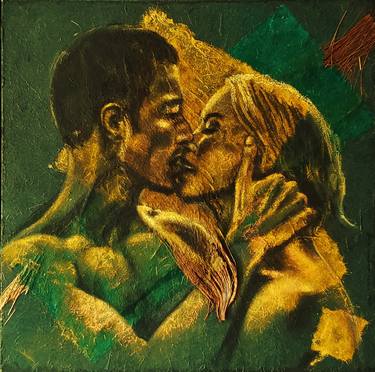 Print of Figurative Love Paintings by Jan-Frits Obers