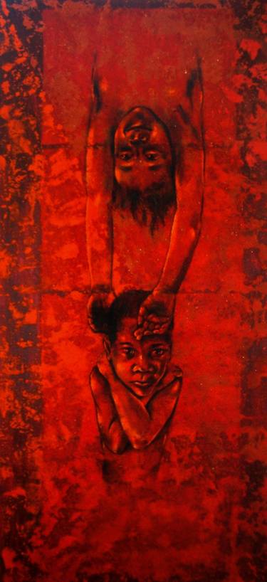 Original Figurative Children Paintings by Jan-Frits Obers