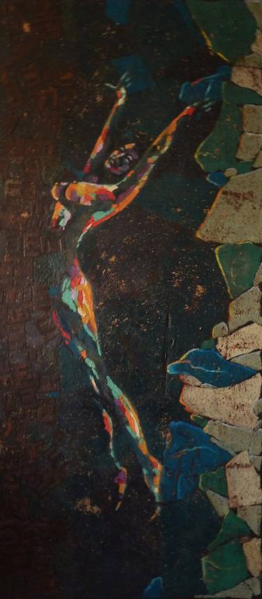 Original Figurative Nude Mixed Media by Jan-Frits Obers