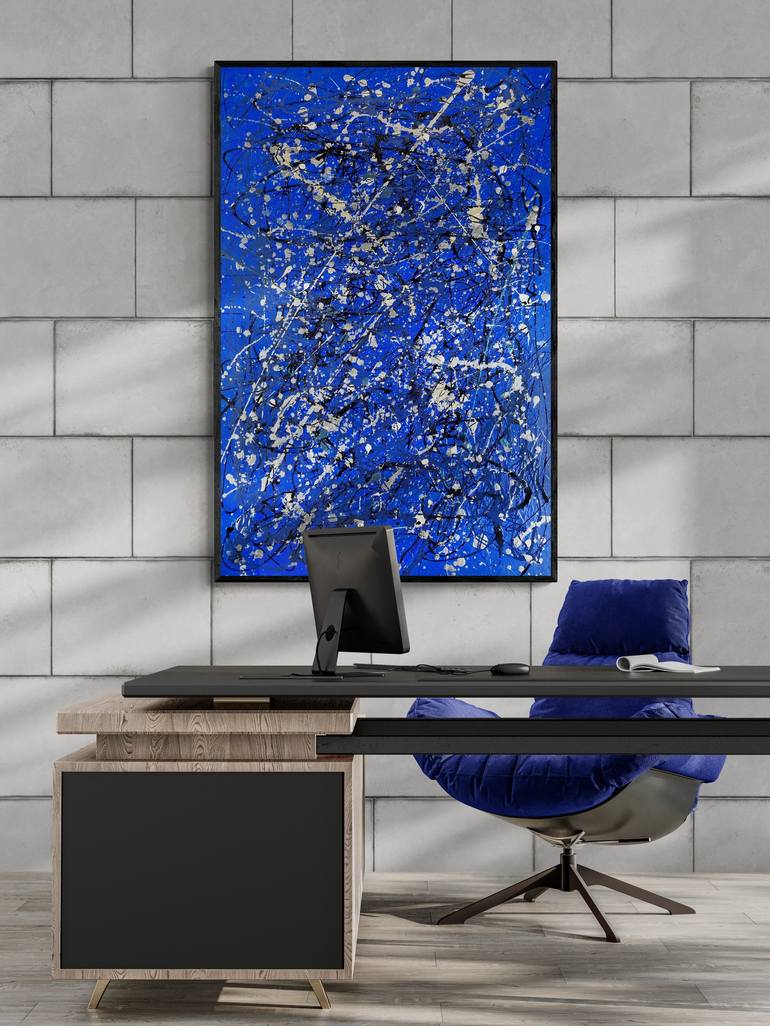 Original Abstract Expressionism Abstract Painting by Kook Abstract