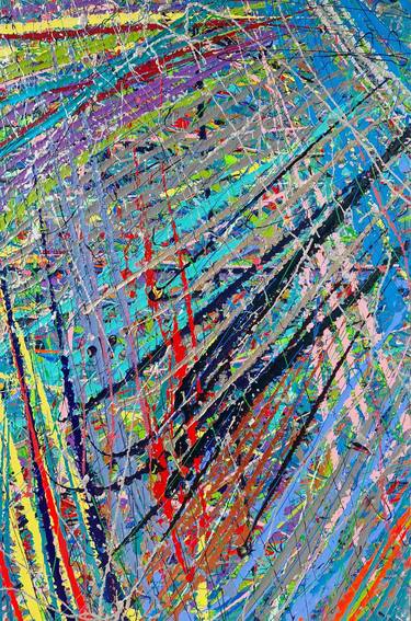 Original Abstract Paintings by Kook Abstract