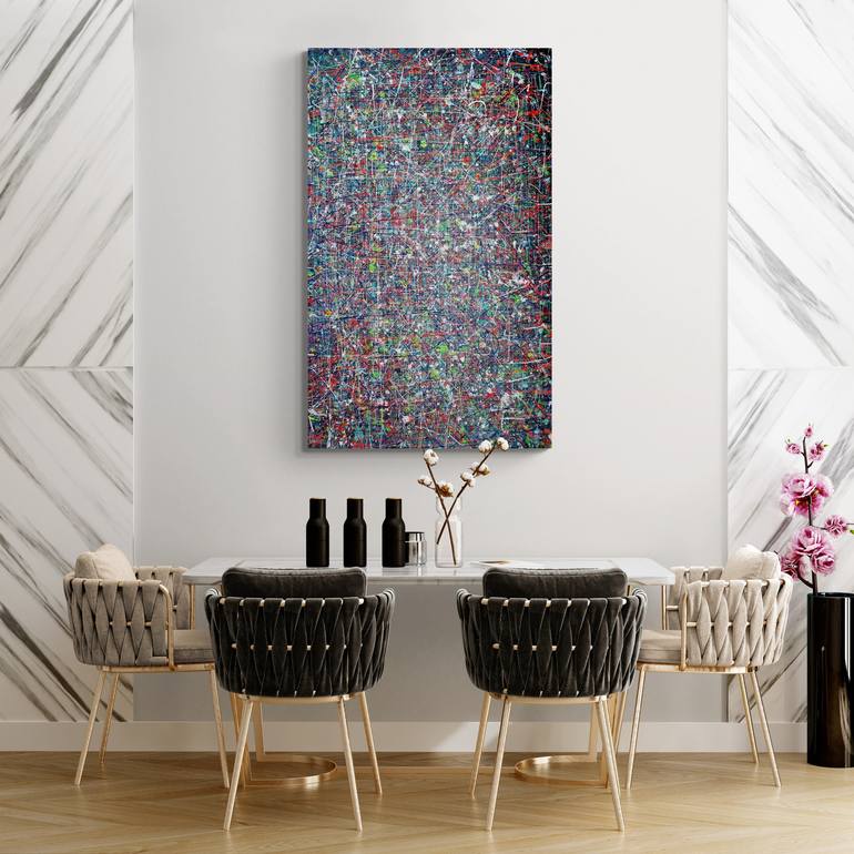 Original Abstract Expressionism Abstract Painting by Kook Abstract