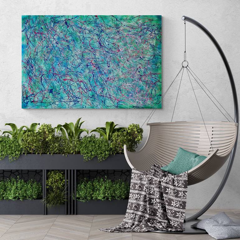 Original Abstract Painting by Kook Abstract