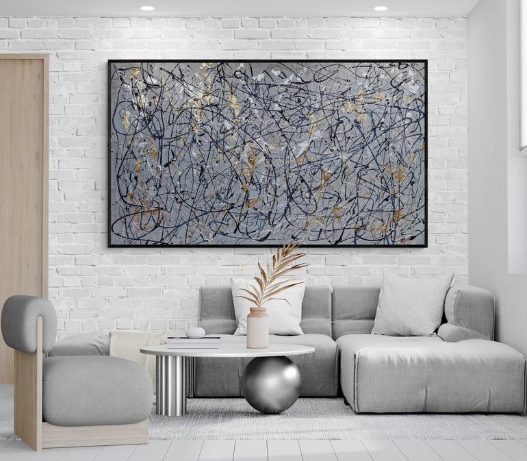 Original Abstract Expressionism Abstract Painting by Kook Abstract