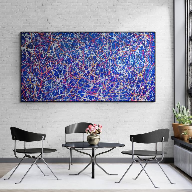 Original Abstract Expressionism Abstract Painting by Kook Abstract