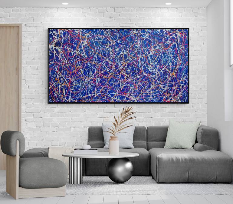 Original Abstract Expressionism Abstract Painting by Kook Abstract