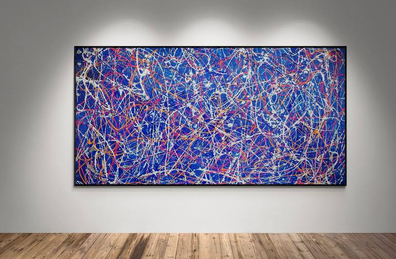 Original Abstract Expressionism Abstract Painting by Kook Abstract