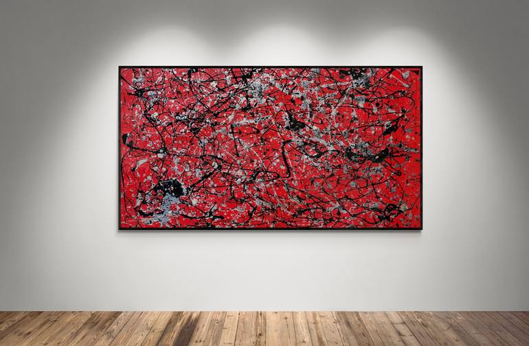 Original Abstract Expressionism Abstract Painting by Kook Abstract