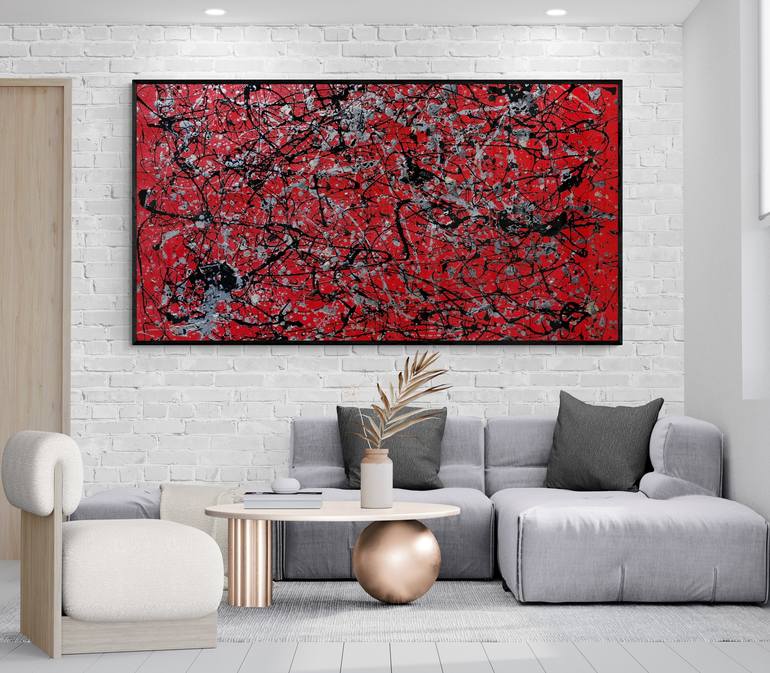 Original Abstract Expressionism Abstract Painting by Kook Abstract