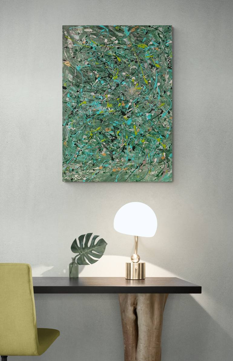 Original Modern Abstract Painting by Kook Abstract