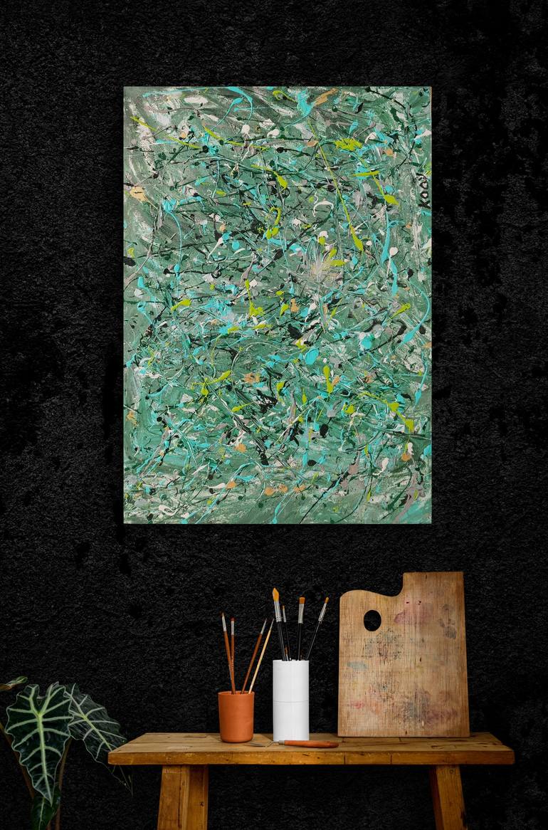 Original Modern Abstract Painting by Kook Abstract