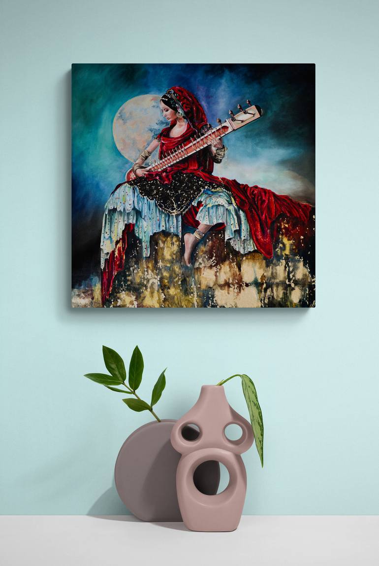 Original Figurative Women Painting by Stephanie Künzli Ycaza