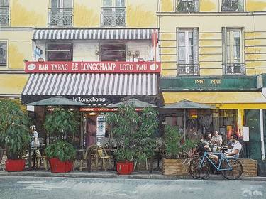 Original Figurative Cities Drawings by Marion Zimmermann