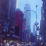 Traffic Lights and Empire State Building by Marion Zimmermann